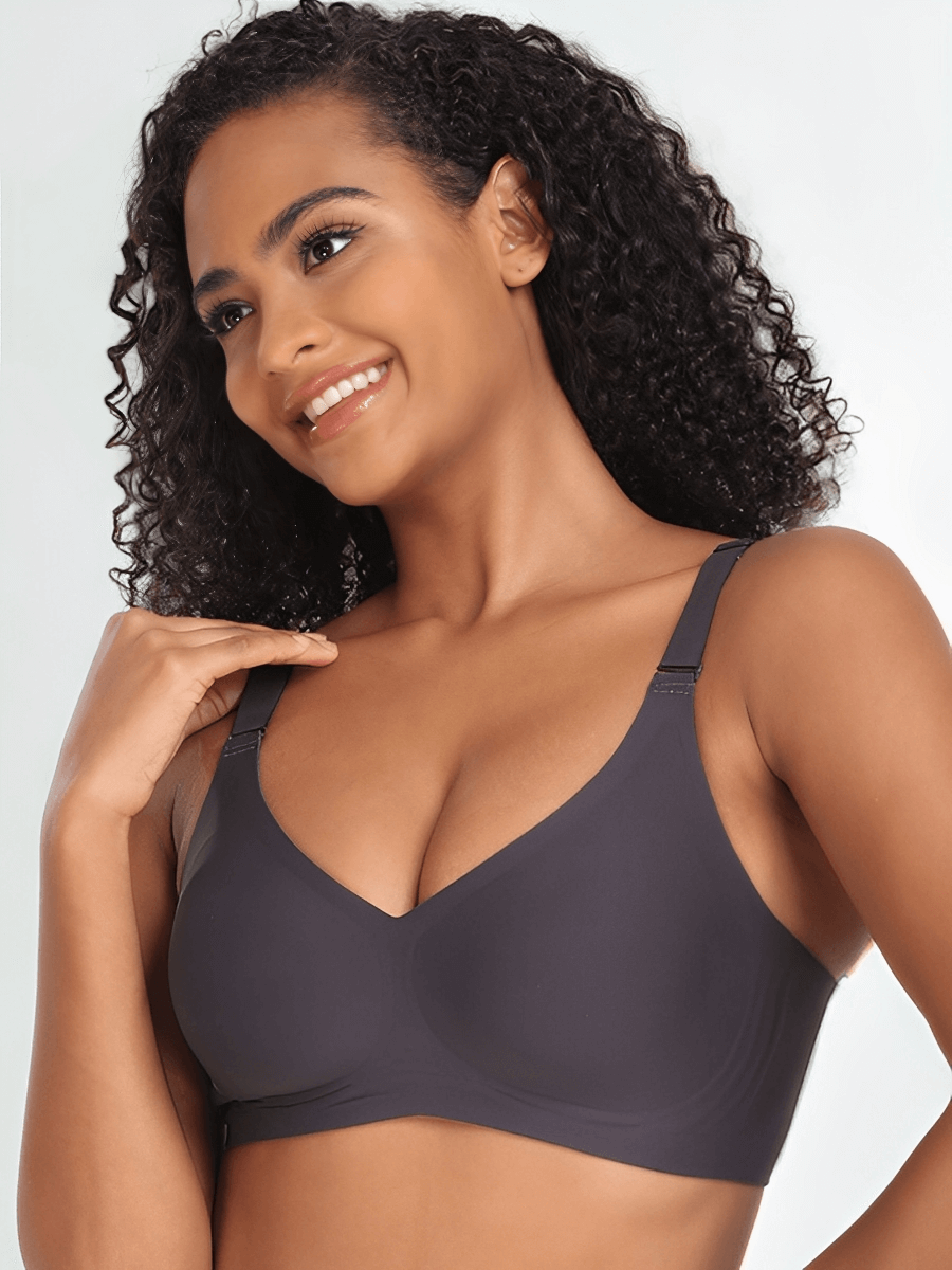 Seamless Wireless Support Bra | Full Coverage Comfort - WearU