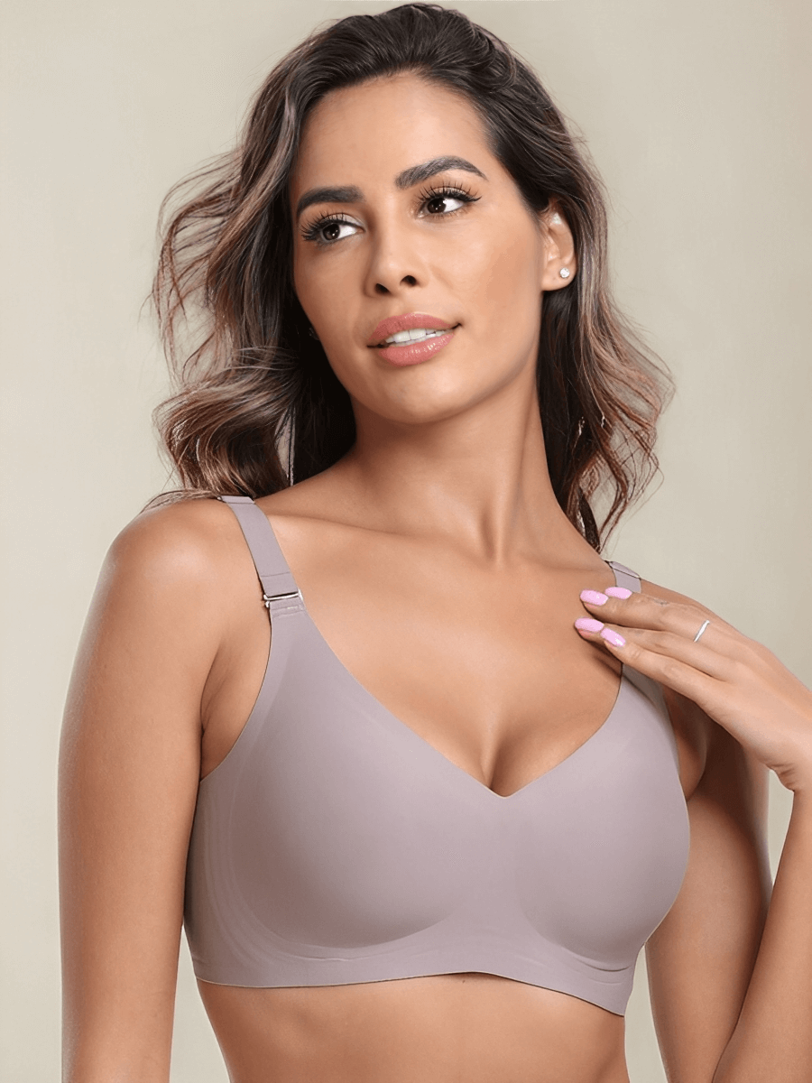 Seamless Wireless Support Bra | Full Coverage Comfort - WearU