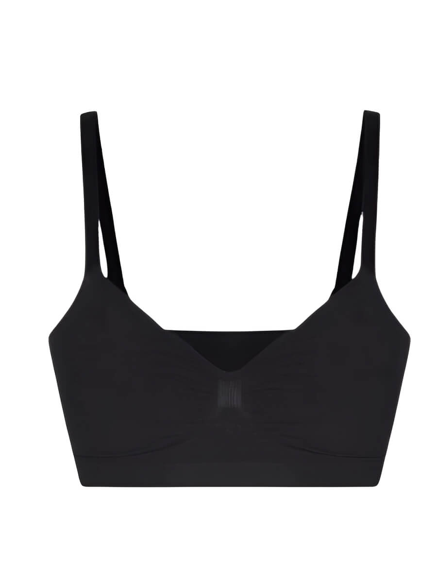 Ruched Breathable Wireless Bralette | Seamless Fit & Everyday Support - WearU