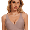 Seamless Deep V Wireless Bra | Sculpted Lift & Invisible Fit - WearU