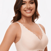Scallop Seamless Wireless Bra | Gentle Lift All-Day Comfort - WearU