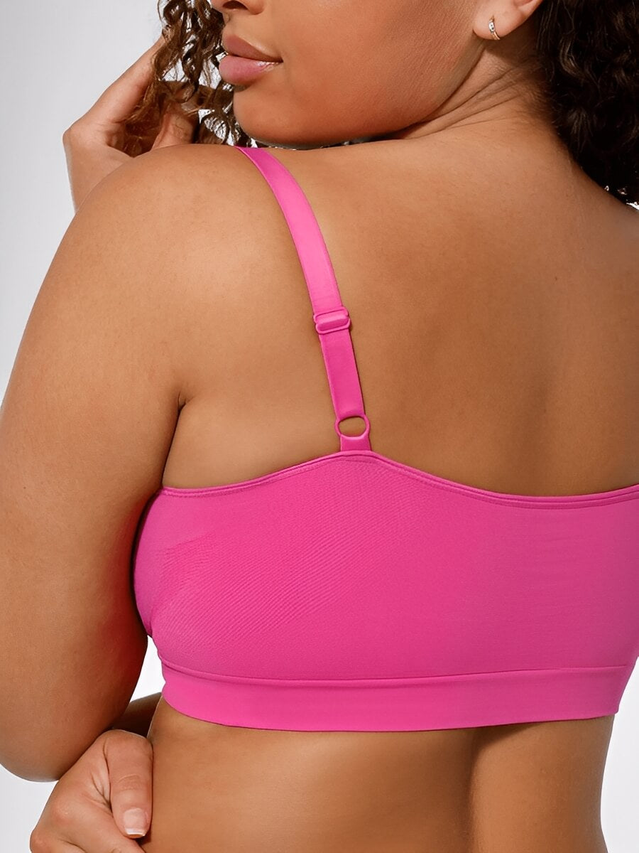 Ruched Breathable Wireless Bralette | Seamless Fit & Everyday Support - WearU