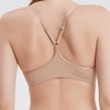 Lace Trim Front Closure Push-Up Bra | Plunge Neckline & Racerback Fit
