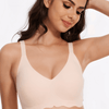 Seamless V-Neck Wireless Bra | Light Lift & Everyday Comfort