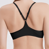 Lace Trim Front Closure Push-Up Bra | Plunge Neckline & Racerback Fit