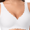 Scallop Seamless Wireless Bra | Gentle Lift All-Day Comfort - WearU