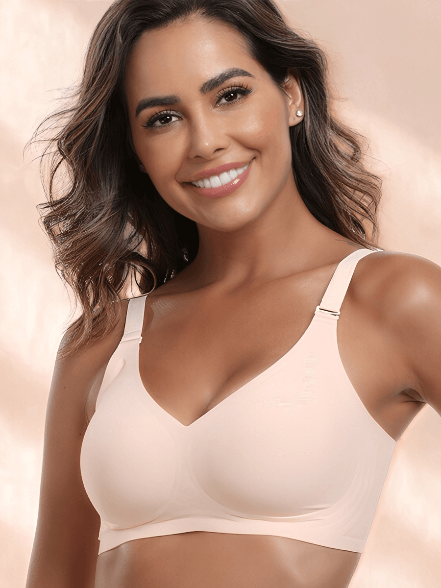 Seamless Wireless Support Bra | Full Coverage Comfort - WearU
