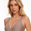 Seamless Deep V Wireless Bra | Sculpted Lift & Invisible Fit - WearU