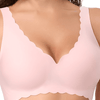 Scallop Seamless Wireless Bra | Gentle Lift All-Day Comfort - WearU