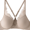 Lace Trim Front Closure Push-Up Bra | Plunge Neckline & Racerback Fit