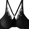 Lace Trim Front Closure Push-Up Bra | Plunge Neckline & Racerback Fit