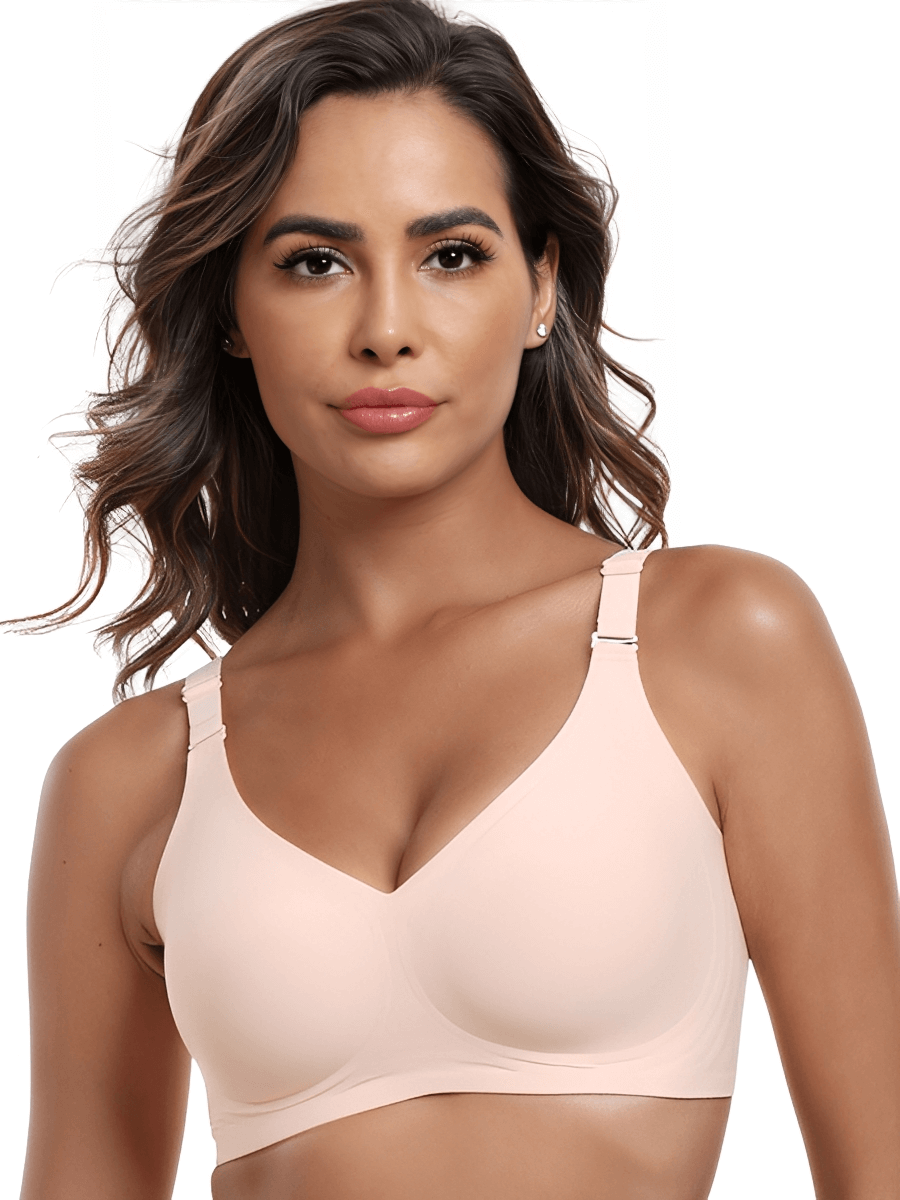 Seamless Wireless Support Bra | Full Coverage Comfort - WearU