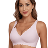 Scallop Seamless Wireless Bra | Gentle Lift All-Day Comfort - WearU