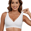 Scallop Seamless Wireless Bra | Gentle Lift All-Day Comfort - WearU
